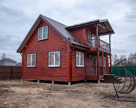 Дом из бруса 8.5х10 в Раменском районе